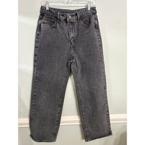 Dazy Charcoal Gray Straight Leg Jeans | Women’s Size XL